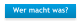 Wer macht was?